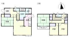 ～全居室南向きの間取り～
・各居室が南向きなので穏やかな陽の入る陽当り良好な仕様。
・明るい空間でくつろぎのお時間をお過ごしいただけます。
