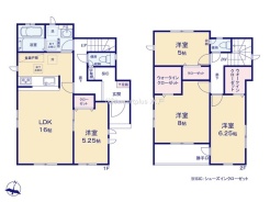 ～収納豊富なプランを採用～
・ウォークインクローゼット、シューズインクロークなど収納豊富なプランを採用。
・今のお住まいと収納力をぜひ比較してみてください。
（1号棟）