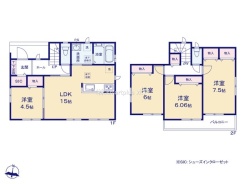 ～全居室南向きの間取り～
・各居室が南向きなので穏やかな陽の入る陽当り良好な仕様。
・明るい空間でくつろぎのお時間をお過ごしいただけます。
