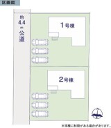 ～カースペース３台以上確保～
・各棟カースペースが３台以上ございますので、車通勤の方にもお勧めのプランとなっております。
・余裕の敷地で余裕のある新生活をお過ごしいただけます。
