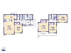～全居室南向きの間取り～
・各居室が南向きなので穏やかな陽の入る陽当り良好な仕様。
・明るい空間でくつろぎのお時間をお過ごしいただけます。

