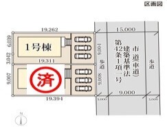 ～カースペース３台分確保～
・各棟カースペースが３台分ございますので、車通勤の方にもお勧めのプランとなっております。
・余裕の敷地で余裕のある新生活をお過ごしいただけます。
