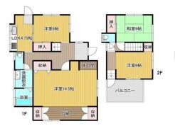 ～無駄のない３ＬＤＫプランを採用～
・最も数の多い４ＬＤＫでは意外と部屋を持て余してしまう方に人気の３ＬＤＫを採用。
・ＤＩＮＫＳ世帯の方、お子様が独立されたご夫婦にも人気の間取りです。
