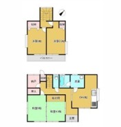 ～「納戸」のあるプランを採用～
・納戸があるので季節物や趣味の道具、普段使わないものなど様々なものがスッキリと片付きます。
・収納力があるのでタンスなどを置いて部屋が狭くならずに済みます。
