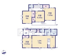 ～全居室南向きの間取り～
・各居室が南向きなので穏やかな陽の入る陽当り良好な仕様。
・明るい空間でくつろぎのお時間をお過ごしいただけます。
