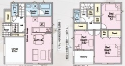 ～水周り集中プランを採用～
・キッチン・洗面など水回りを集中させることで家事のしやすい間取。
・日々の事なので家事導線もご見学の際にぜひチェックしてみてください。
