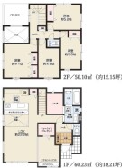 ～リビングイン階段を採用～
・リビングイン階段なので２階へ行く際、降りる際に必ずリビングを通る「ご家族の顔が見える」仕様。
・家族の距離が近づく間取となっております。
