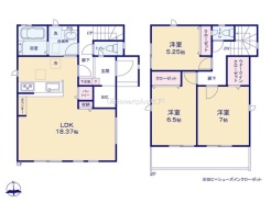 ～収納豊富なプランを採用～
・ウォークインクローゼット、シューズインクロークなど収納豊富なプランを採用。
・今のお住まいと収納力をぜひ比較してみてください。
（２号棟）