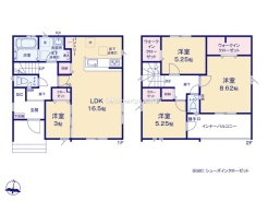 ～収納豊富なプランを採用～
・ウォークインクローゼット、シューズインクロークなど収納豊富なプランを採用。
・今のお住まいと収納力をぜひ比較してみてください。

