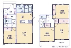 ～全室２面採光の間取り～
・各お部屋が２面採光になっているので穏やかな陽が降り注ぐ陽当り良好な仕様。
・明るい空間でくつろぎのお時間をお過ごしいただけます。
(Ｂ号棟)
