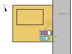 ～カースペース２台分ご用意～
・２台分のカースペースがございますので、車通勤の方やご来客の多い方にもお勧めのお住まいです。
・余裕の敷地で余裕の新生活をお過ごしいただけます。

