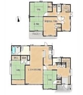 ～５ＬＤＫの余裕の間取り～
・ご家族が多いご家庭でも安心の５ＬＤＫの間取り。
・部屋が余っても物置としてのご利用もできますので、まさに「大は小を兼ねる」余裕の間取りです。
