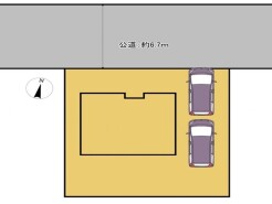 ～カースペース２台分ご用意～
・２台分のカースペースがございますので、車通勤の方やご来客の多い方にもお勧めのお住まいです。
・余裕の敷地で余裕の新生活をお過ごしいただけます。
