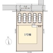 ～カースペース５台分ご用意～
・５台分のカースペースがございますので、車通勤の方やご来客の多い方にもお勧めのお住まいです。
・余裕の敷地で余裕の新生活をお過ごしいただけます。
