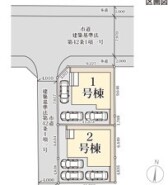 ～カースペース３台以上確保～
・各棟カースペースが３台以上ございますので、車通勤の方にもお勧めのプランとなっております。
・余裕の敷地で余裕のある新生活をお過ごしいただけます。
