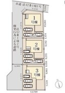 ～カースペース３台以上確保～
・各棟カースペースが３台以上ございますので、車通勤の方にもお勧めのプランとなっております。
・余裕の敷地で余裕のある新生活をお過ごしいただけます。
