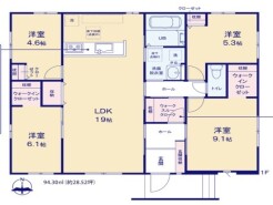 ～今人気の「平屋」プラン～
・バリアフリー性に優れ、ワンフロアで完結出来る事から人気が高まっている「平屋」プラン。
・ぜひ一度ご見学いただき、その魅力をご体感くださいませ。
(４号棟)