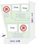 ～カースペース２台以上確保～
・各棟カースペースが２台以上ございますので、車通勤の方にもお勧めのプランとなっております。
・余裕の敷地で余裕のある新生活をお過ごしいただけます。
