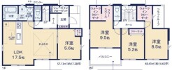～収納豊富なプランを採用～
・2箇所のウォークインクローゼットなど収納豊富なプランを採用。家の中がスッキリと片付きます。
・今のお住まいと収納力をぜひ比較してみてください。