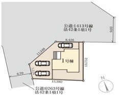 ～カースペース３台分ご用意～
・３台分のカースペースがございますので、車通勤の方やご来客の多い方にもお勧めのお住まいです。
・余裕の敷地で余裕の新生活をお過ごしいただけます。
