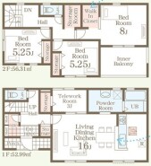 ～収納豊富なプランを採用～
・ウォークインクローゼット、シューズインクロークなど収納豊富なプランを採用。
・今のお住まいと収納力をぜひ比較してみてください。
