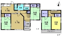 ～全居室南向きの間取り～
・各居室が南向きなので穏やかな陽の入る陽当り良好な仕様。
・明るい空間でくつろぎのお時間をお過ごしいただけます。
