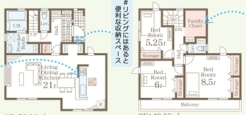～収納豊富なプランを採用～
・ファミリークローゼットなど収納豊富なプランを採用。家の中がスッキリと片付きます。
・今のお住まいと収納力をぜひ比較してみてください。