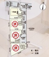 ～カースペース２台以上確保～
・各棟カースペースが２台以上ございますので、車通勤の方にもお勧めのプランとなっております。
・余裕の敷地で余裕のある新生活をお過ごしいただけます。
