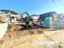 1号棟 ～ベタ基礎でしっかりとした土台～
・コンクリートの中に鉄筋を配し強度を高めた「ベタ基礎」を採用。
・しっかりとした土台を造ったうえで、その上に建物が築造されていきます。
