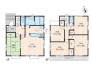 ～５ＬＤＫの余裕の間取り～
・ご家族が多いご家庭でも安心の５ＬＤＫの間取り。
・部屋が余っても物置としてのご利用もできますので、まさに「大は小を兼ねる」余裕の間取りです。
