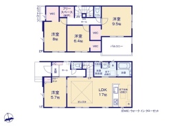 ~使い勝手の良い4LDKプラン~
・シンプルで使い勝手が良く、人気の高い4LDKのプランを採用。
・収納もしっかりございますので、お家の中がスッキリと片付きます。