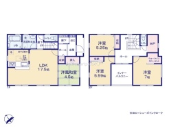 ~「納戸」のあるプランを採用~
・納戸があるので季節物や趣味の道具、普段使わないものなど様々なものがスッキリと片付きます。
・収納力があるのでタンスなどを置いて部屋が狭くならずに済みます。
(2号棟)