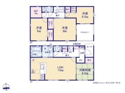 ~全居室南向きの間取り~
・各居室が南向きなので穏やかな陽の入る陽当り良好な仕様。
・明るい空間でくつろぎのお時間をお過ごしいただけます。