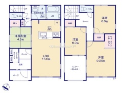 ~収納豊富なプランを採用~
・ウォークインクローゼット、シューズインクロークなど収納豊富なプランを採用。
・今のお住まいと収納力をぜひ比較してみてください。
(1号棟)
