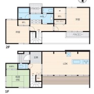 ~全居室南向きの間取り~
・各居室が南向きなので穏やかな陽の入る陽当り良好な仕様。
・明るい空間でくつろぎのお時間をお過ごしいただけます。