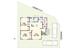 ~全室2面採光の間取り~
・各お部屋が2面採光になっているので穏やかな陽が降り注ぐ陽当り良好な仕様。
・明るい空間でくつろぎのお時間をお過ごしいただけます。