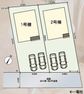 ~カースペース2台以上確保~
・各棟カースペースが2台以上ございますので、車通勤の方にもお勧めのプランとなっております。
・余裕の敷地で余裕のある新生活をお過ごしいただけます。