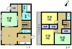 ~使い勝手の良い4LDKプラン~
・シンプルで使い勝手が良く、人気の高い4LDKのプランを採用。
・収納もしっかりございますので、お家の中がスッキリと片付きます。
