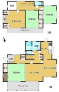 ~使い勝手の良い4LDKプラン~
・シンプルで使い勝手が良く、人気の高い4LDKのプランを採用。
・収納もしっかりございますので、お家の中がスッキリと片付きます。