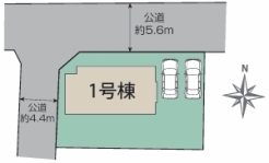 ~陽当りの良い北道路のお住まい~
・北側道路ですが、南側にお庭があるので陽当りもしっかりと確保されております。
・道路側に大きな窓が配置されないので、プライバシーも守られますね。