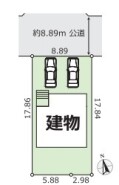 ~カースペース2台分ご用意~
・2台分のカースペースがございますので、車通勤の方やご来客の多い方にもお勧めのお住まいです。
・余裕の敷地で余裕の新生活をお過ごしいただけます。