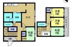 ~使い勝手の良い4LDKプラン~
・シンプルで使い勝手が良く、人気の高い4LDKのプランを採用。
・収納もしっかりございますので、お家の中がスッキリと片付きます。